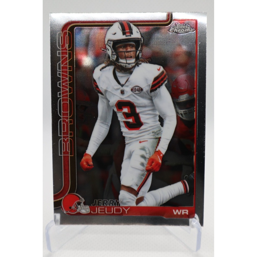 2025 Topps Chrome Football Base #68 Jerry Jeudy Browns